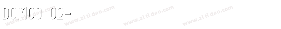 DOMCO 02字体转换